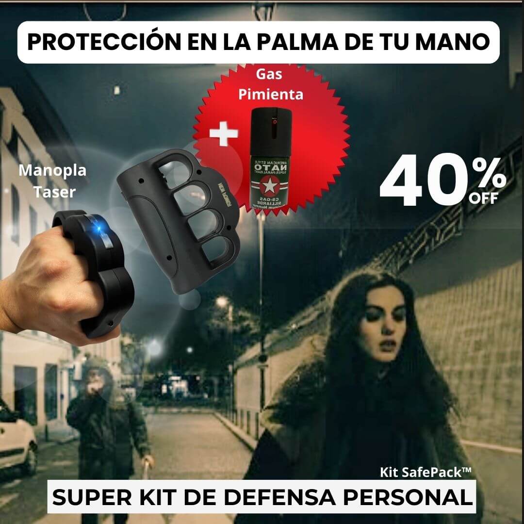 Kit SafePack™ Protección Dual Discreta en la Palma de tu Mano