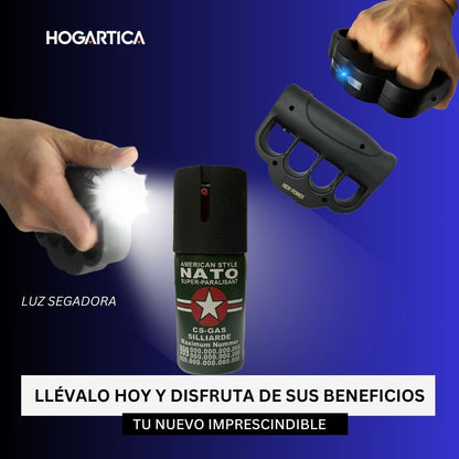 Kit SafePack™ Protección Dual Discreta en la Palma de tu Mano