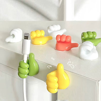 HandyHook® 2 Packs x 10 Mini Manitos Adhesivas – Organiza cables y objetos con estilo