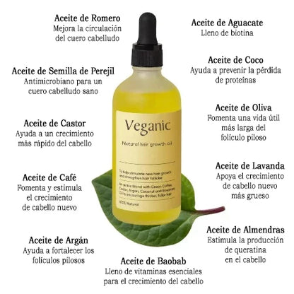 Veganic™  ¡Despierta la Vitalidad Natural de tu Cabello!  🌿