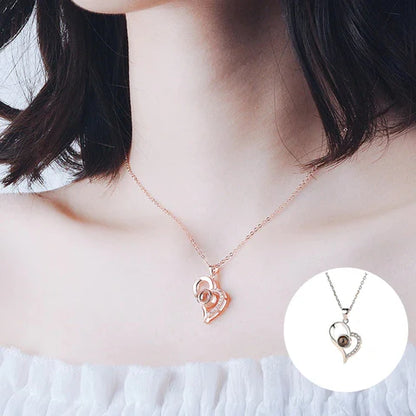 Set corazon de Mamá Collar Corazon + Anillo Tulipan
