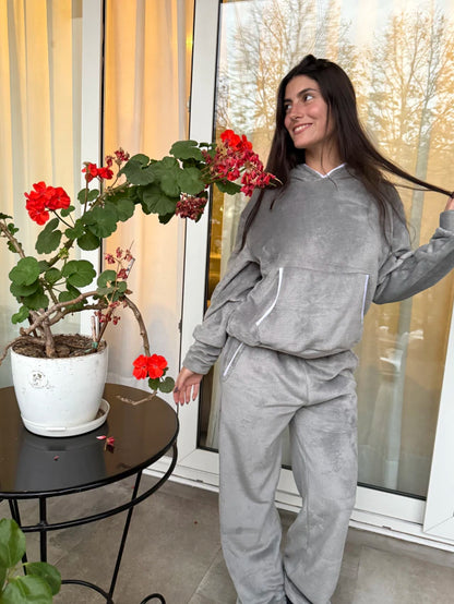 Kovely® Classic Conjunto Polar Oversize ¡Abriga como cobija, pero sin perder el estilo!