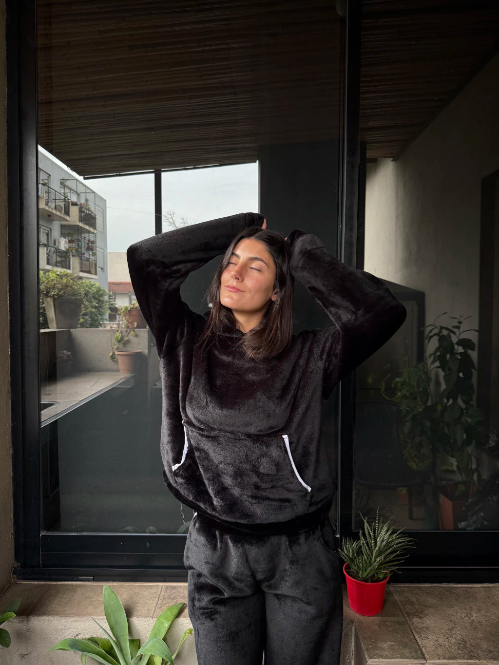 Kovely® Classic Conjunto Polar Oversize ¡Abriga como cobija, pero sin perder el estilo!