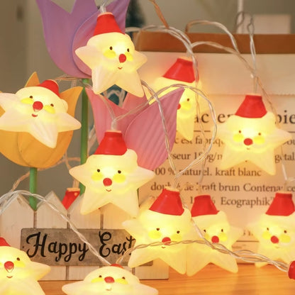 🎅Santa Acrobatico – El adorno que aterriza con alegría🎇con Luces de Regalo 🎁