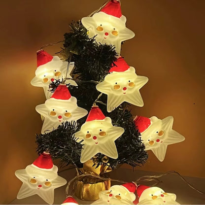 🎅Santa Acrobatico – El adorno que aterriza con alegría🎇con Luces de Regalo 🎁