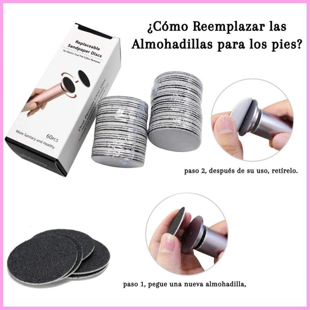 Peeluva® Pulidor Eléctrico para Pies Suaves y Saludables