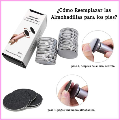 Peeluva® Pulidor Eléctrico para Pies Suaves y Saludables