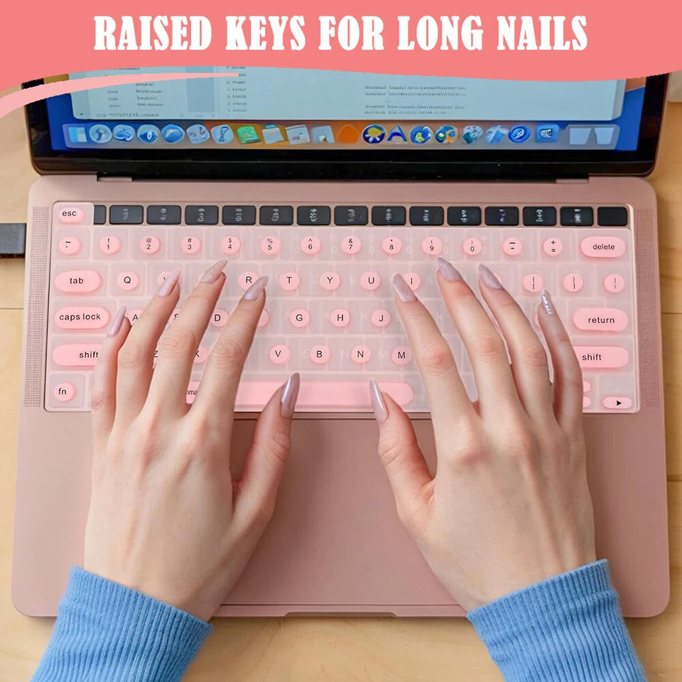 NailKey™ La funda de teclado 3D que protege tu estilo y tus uñas