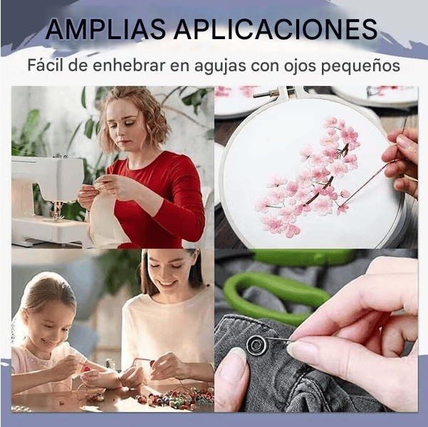 Set x10 Enhebradores Hylari® Ideales para todos los niveles de costura