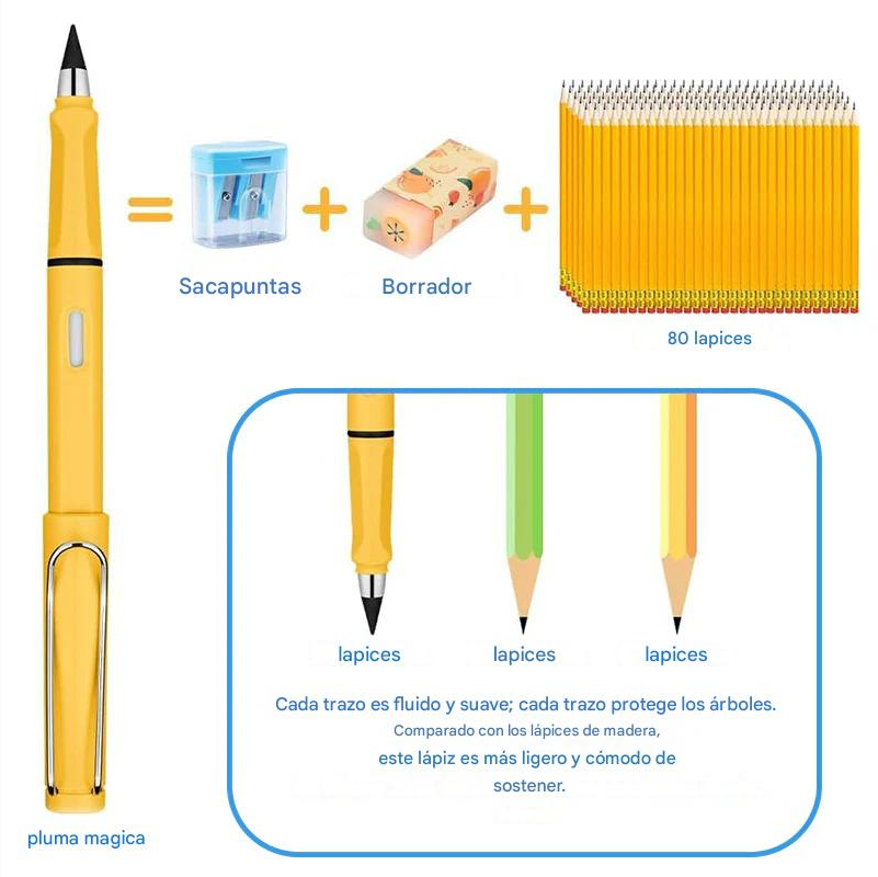 Lápiz mágico EverTrait™ Escribe, Dibuja, Crea... ¡Sin límites!